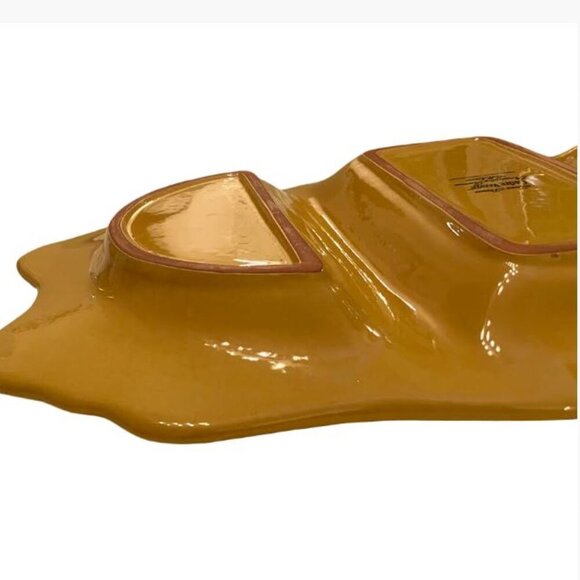 Cedre Rouge Romancing Provence Partitioned Ceramic Platter French Cntry Like New - Picture 9 of 13